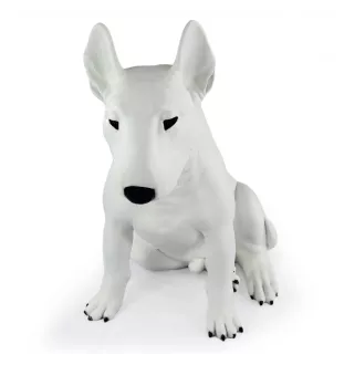 Bull Terrier, Bully III - Life-size dog statue, 1:1 scale figure, statue for the garden by Art-Dog