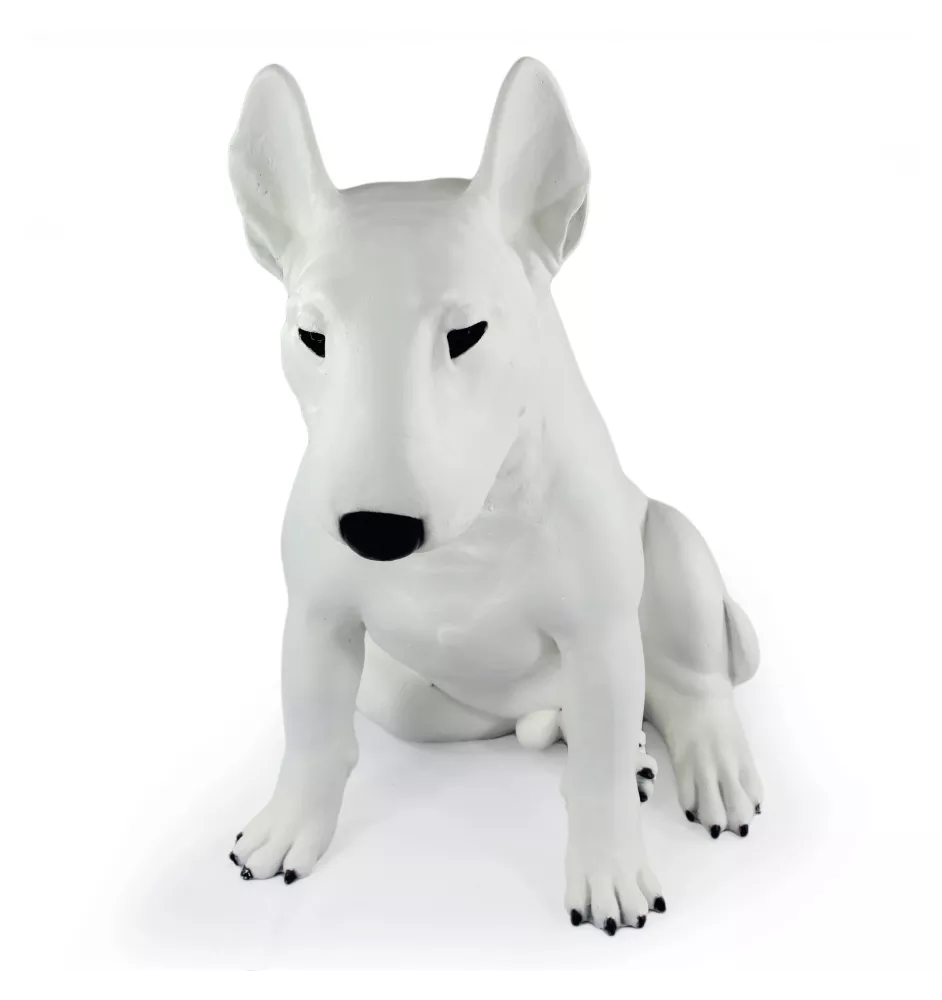 Bull Terrier III - Statue de chien à l'échelle 1:1, statue pour le jardin par Art-Dog