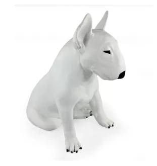 Bull Terrier III - Statue de chien à l'échelle 1:1, statue pour le jardin par Art-Dog