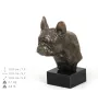 Buldog francuski II głowa na kamieniu Art-Dog