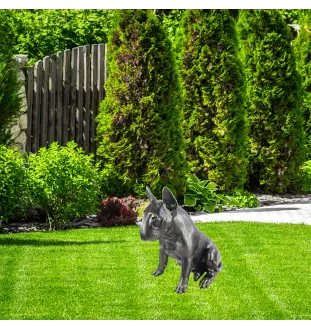 Bull Terrier, Bullterrier II - Lebensgroße Hundestatue, Figur im Maßstab 1:1, Statue für den Garten von Art-Dog