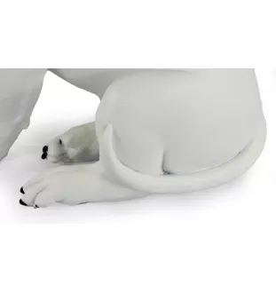 Bull Terrier III - Statue de chien à l'échelle 1:1, statue pour le jardin par Art-Dog