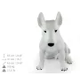 Bull Terrier, Bullterrier III - Lebensgroße Hundestatue, Figur im Maßstab 1:1, Statue für den Garten von Art-Dog