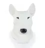 Bull Terrier, Bully I - dog bust, large dog head for the garden, unique living room decoration by Art-Dog brand
