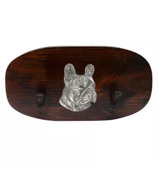 Französische Bulldogge - Zubehörständer, Hundemarkenständer, Schlüsselhaken von Art-Dog
