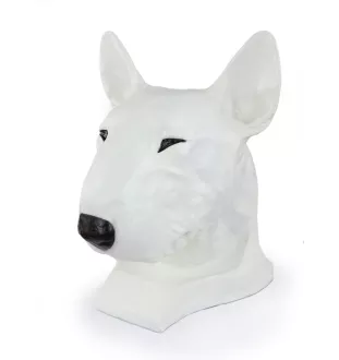 Bull Terrier, Bully I - dog bust, large dog head for the garden, unique living room decoration by Art-Dog brand