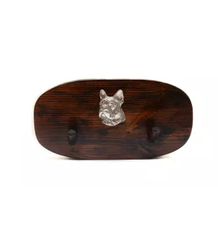 Französische Bulldogge I - Zubehörständer, Hundemarkenständer, Schlüsselhaken von Art-Dog