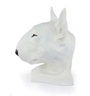 Bull Terrier I - buste de chien, grande tête de chien pour le jardin, décoration de salon unique par la marque Art-Dog
