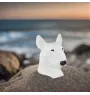 Bull Terrier I - buste de chien, grande tête de chien pour le jardin, décoration de salon unique par la marque Art-Dog