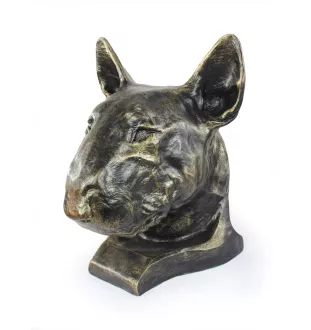Bull Terrier - urne pour cendres de chien, buste de chien, grande tête de chien pour le jardin par Art-Dog