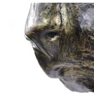 Bull Terrier, Bully - urn for dog ashes, dog bust, large dog head for garden by Art-Dog