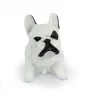 French Bulldog, Frenchie II - dog statue, sitting dog for desk, decoration for the living room of a dog lover by Art-Dog