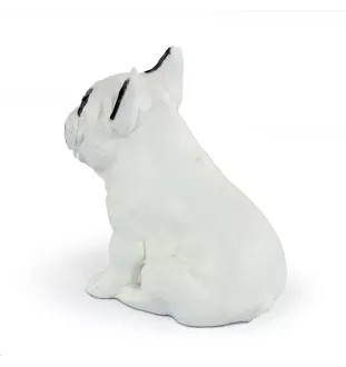 French Bulldog, Frenchie II - dog statue, sitting dog for desk, decoration for the living room of a dog lover by Art-Dog