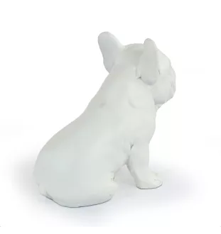 French Bulldog, Frenchie II - dog statue, sitting dog for desk, decoration for the living room of a dog lover by Art-Dog