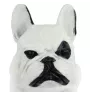 Bouledogue français II - statue de chien, chien assis pour bureau, décoration pour le salon d'un amoureux des chiens par Art-Dog
