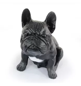 Buldog francuski III figurka siedząca z żywicy Art-Dog