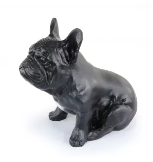 French Bulldog, Frenchie III - dog statue, sitting dog for desk, decoration for the living room of a dog lover by Art-Dog