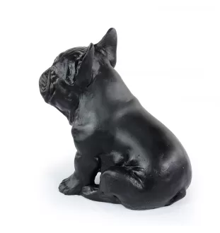 Französische Bulldogge III - Hundestatue, sitzender Hund für den Schreibtisch, Dekoration für das Wohnzimmer eines Hundeliebhabers von Art-Dog