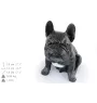 French Bulldog, Frenchie III - dog statue, sitting dog for desk, decoration for the living room of a dog lover by Art-Dog