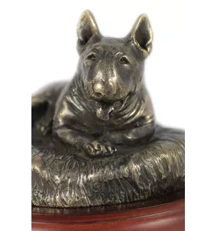 Bulterier figurka na drewnie Art-Dog