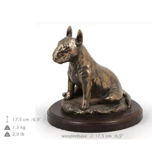 Bull Terrier, Bully V - dog statue, figurine for office, trophy for dog show by Art-Dog brand