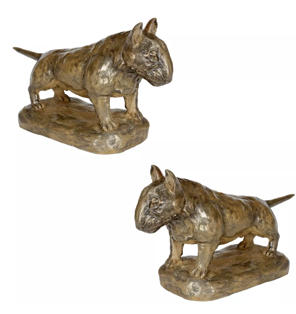 Bull Terrier VI - statue de chien, figurine pour bureau, trophée pour exposition canine par la marque Art-Dog