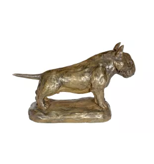 Bull Terrier VI - dog statue, figurine for office, trophy for dog show by Art-Dog brand