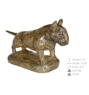 Bull Terrier VI - statue de chien, figurine pour bureau, trophée pour exposition canine par la marque Art-Dog