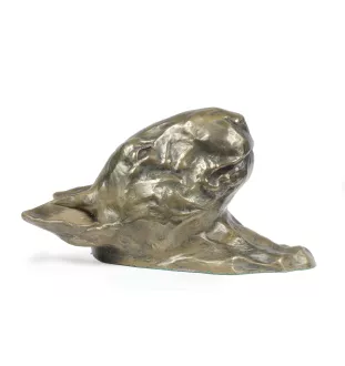 Bull Terrier I - Statue de chien, buste suspendu, décoration unique pour les amoureux des chiens par la marque Art-Dog