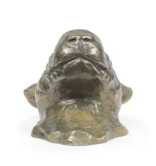 Bull Terrier I - Statue de chien, buste suspendu, décoration unique pour les amoureux des chiens par la marque Art-Dog