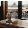Bull Terrier I - Statue de chien, buste sur socle en pierre, sculpture, trophée pour exposition canine par la marque Art-Dog