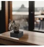 Bull Terrier, Bully II - Dog statue, bust on stone base, sculpture, trophy for dog show by Art-Dog brand