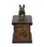 French Bulldog, Frenchie - urn for the ashes of a dog, urn with a statuette, elegant urn in the classic style of the Art-Dog brand