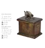 French Bulldog, Frenchie I - urn for the ashes of a dog, urn with a statuette, elegant urn in the classic style of the Art-Dog brand
