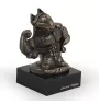 Bull Terrier V - Statue de chien, buste sur socle en pierre, sculpture, trophée pour exposition canine par la marque Art-Dog