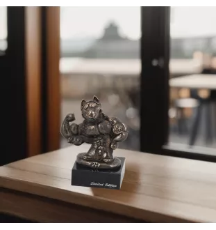 Bull Terrier, Bullterrier V - Hundestatue, Büste auf Steinsockel, Skulptur, Trophäe für Hundeausstellung der Marke Art-Dog