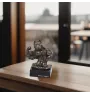 Bull Terrier, Bully V - Dog statue, bust on stone base, sculpture, trophy for dog show by Art-Dog brand
