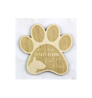 Bull Terrier, Bullterrier - Tasse Untersetzer, graviert Untersetzer mit Hund, Geschenk für Hundeliebhaber von Art-Dog Marke