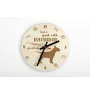 Bull Terrier - horloge avec chien, horloge en bois avec gravure, horloge personnalisée par Art-Dog