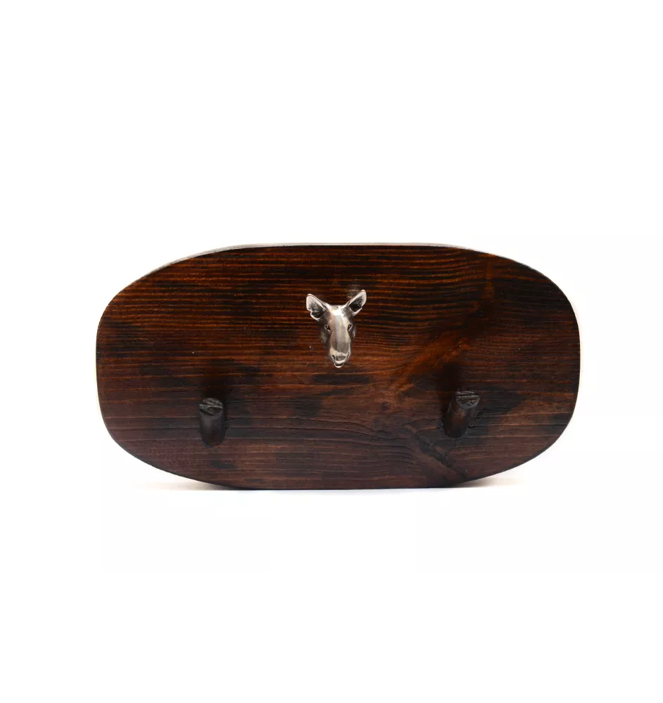 Bull Terrier, Bully - accessory rack, dog medal rack, key hooks by Art-Dog