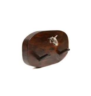 Bull Terrier - porte-accessoires, porte-médailles pour chiens, crochets pour clés par Art-Dog