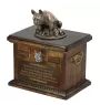 Bouledogue français III - urne pour les cendres de chien, urne avec une statuette, urne personnalisée pour les cendres de chien de la marque Art-Dog