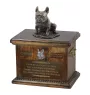 Bouledogue français V - urne pour les cendres de chien, urne avec une statuette, urne personnalisée pour les cendres de chien de la marque Art-Dog
