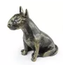 Bull Terrier, Bully I - dog statue, sitting dog for desk, decoration for the living room of a dog lover by Art-Dog