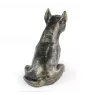 Bull Terrier, Bully I - dog statue, sitting dog for desk, decoration for the living room of a dog lover by Art-Dog