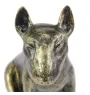 Bull Terrier I - statue de chien, chien assis pour bureau, décoration pour le salon d'un amoureux des chiens par Art-Dog