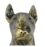 Bull Terrier, Bully I - dog statue, sitting dog for desk, decoration for the living room of a dog lover by Art-Dog