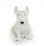 Bull Terrier II - statue de chien, chien assis pour bureau, décoration pour le salon d'un amoureux des chiens par Art-Dog