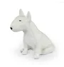 Bull Terrier II - statue de chien, chien assis pour bureau, décoration pour le salon d'un amoureux des chiens par Art-Dog
