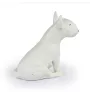 Bull Terrier II - statue de chien, chien assis pour bureau, décoration pour le salon d'un amoureux des chiens par Art-Dog
